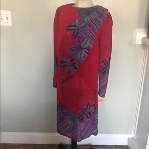 Vintage 80's Skirt Set